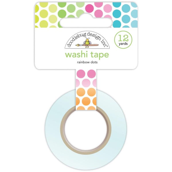 Doodlebug Designs Washi Tape - Rainbow Dots