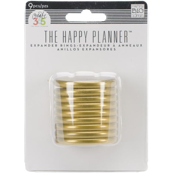 MAMBI Create 365 - Happy Planner Expander Rings Gold