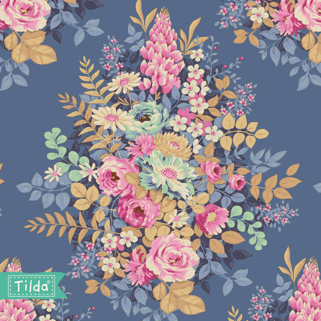 Tilda - Chic Escape - Whimsyflower Blue