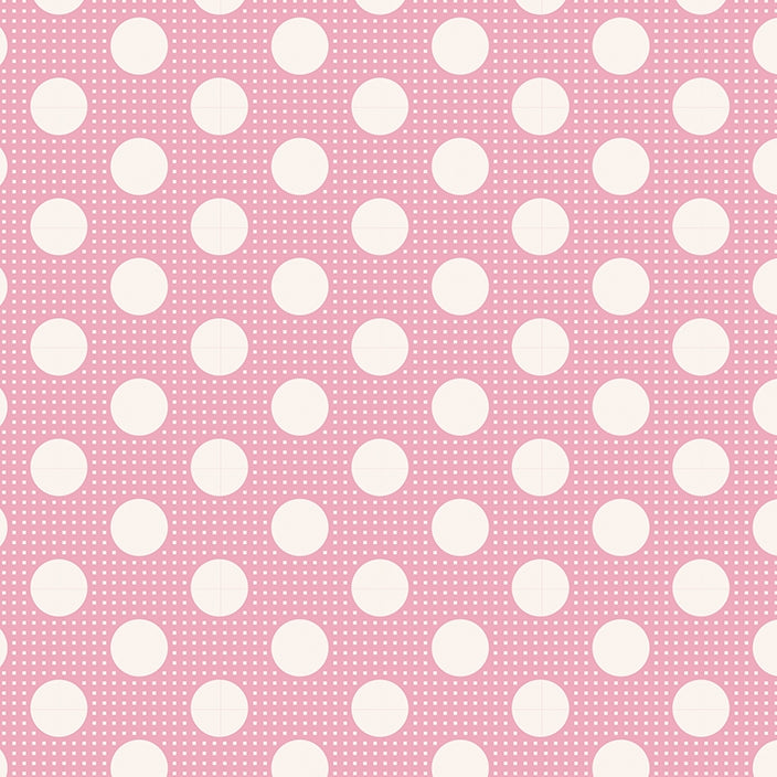 Tilda Basics - Medium Dots Pink