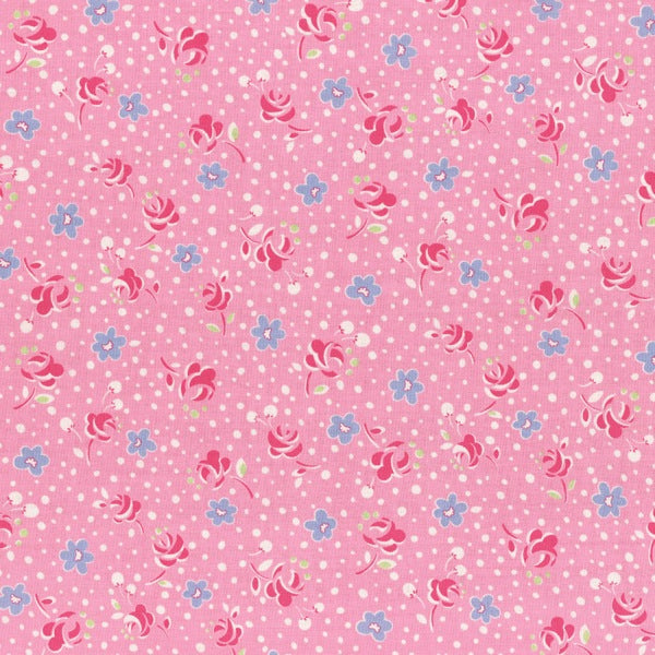 Lecien - Retro 30's Child Smile - Pressed Flowers - Pink