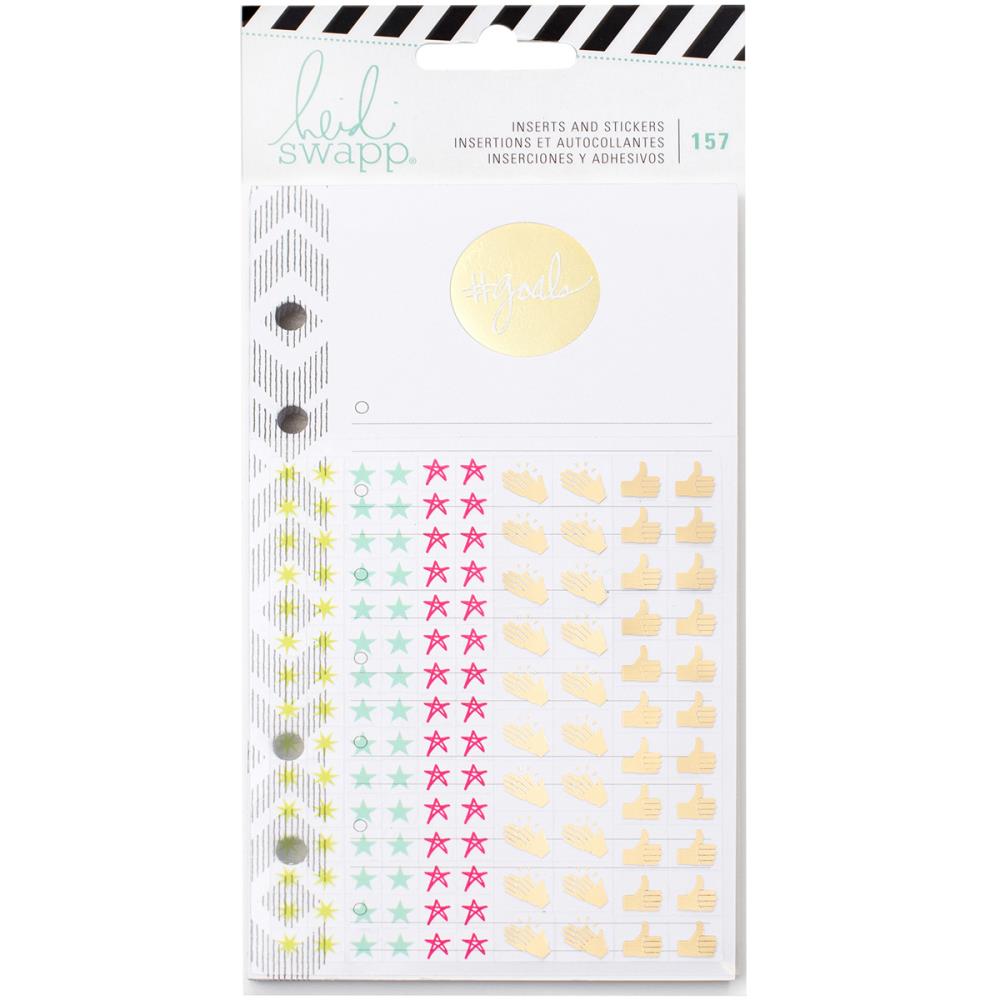 Heidi Swapp Personal Memory Planner -  Goal Inserts and Stickers