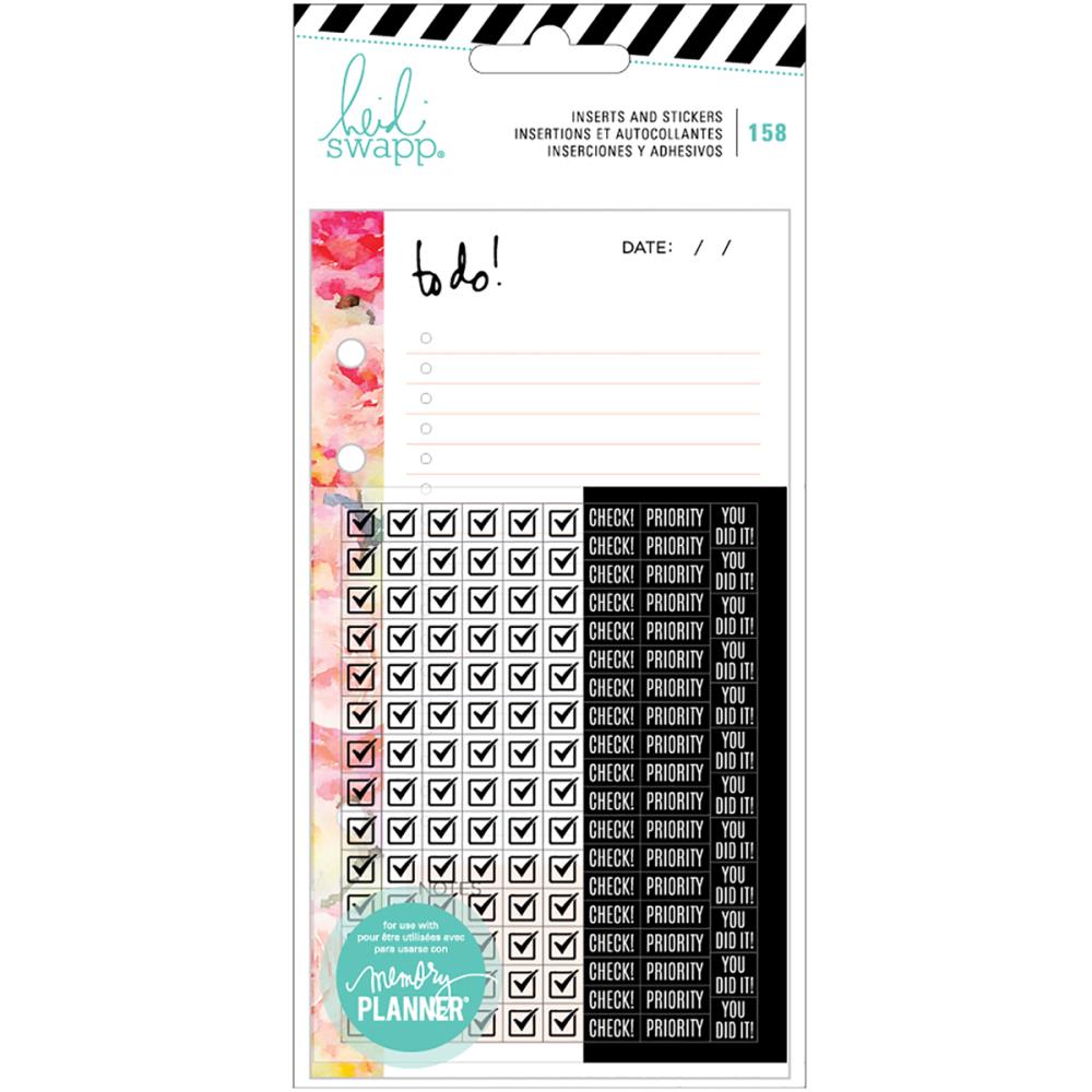 Heidi Swapp Personal Memory Planner To Do Notepad and Stickers