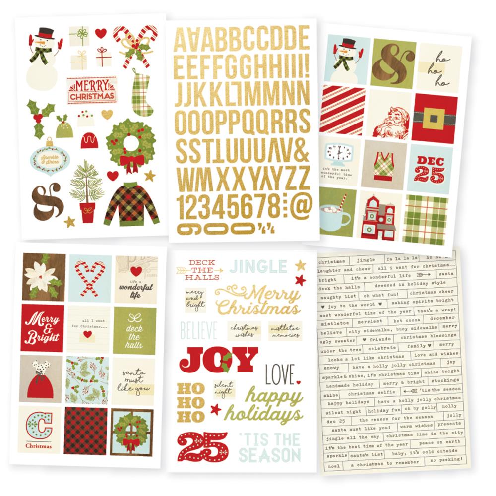 Simple Stories - Classic Christmas Stickers