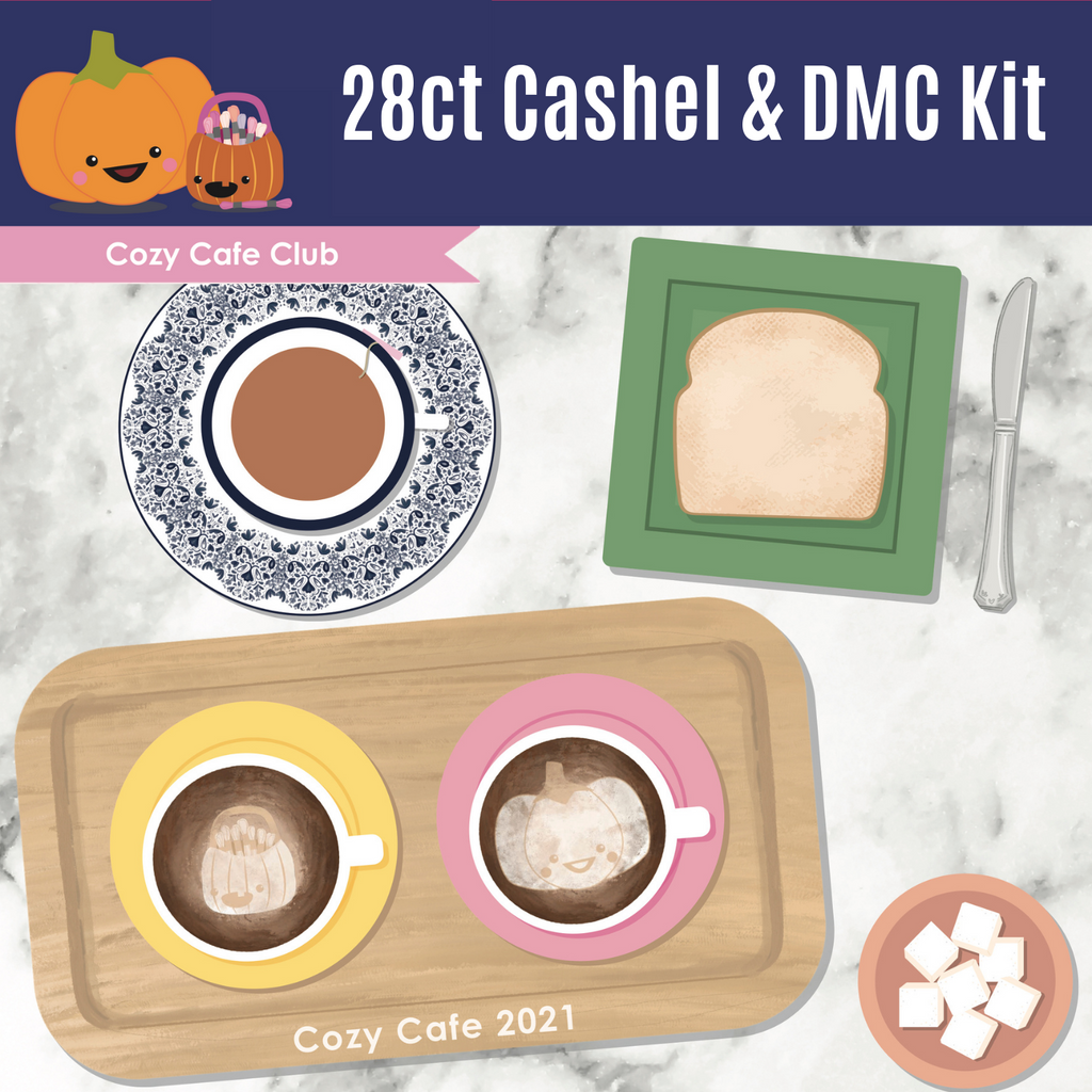 KIT - Cozy Cafe Club - 28ct Cashel & Threads