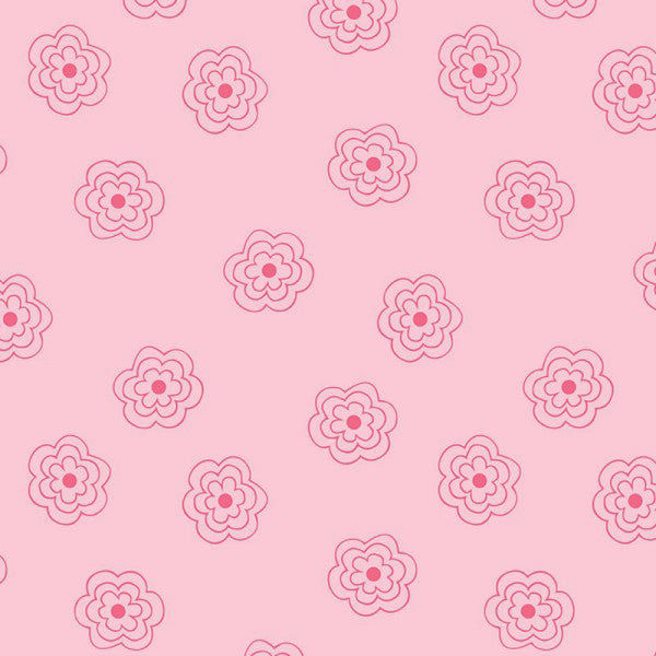 Bee Basics - Lori Holt - Blossoms Pink