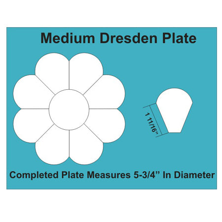 Paper Pieces - 8 inch Dresden Plate