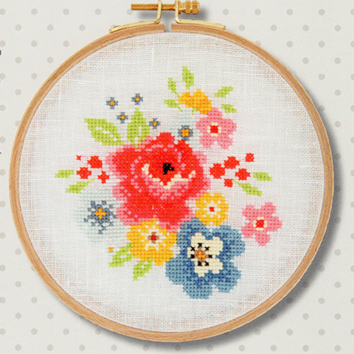 Vintage Flower Cross Stitch Kit