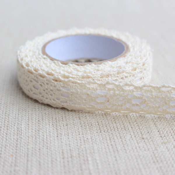 Crochet Lace Tape - Cream