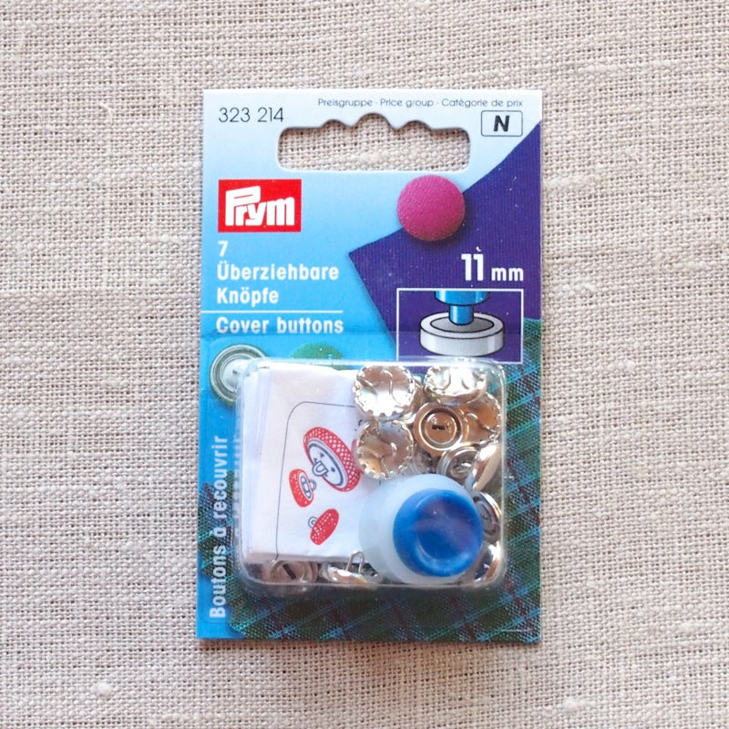 Self cover buttons with tool - 11mm