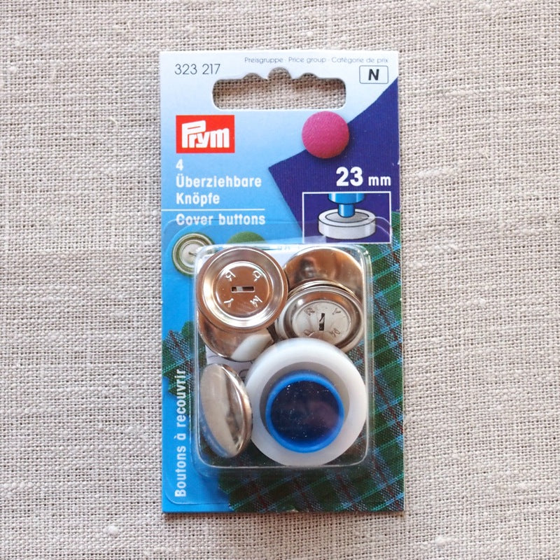 Self cover buttons with tool - 23mm