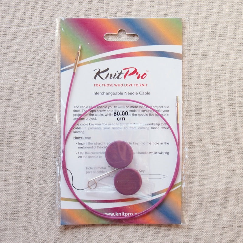 Knit Pro Interchangeable Single Cable - 80cm