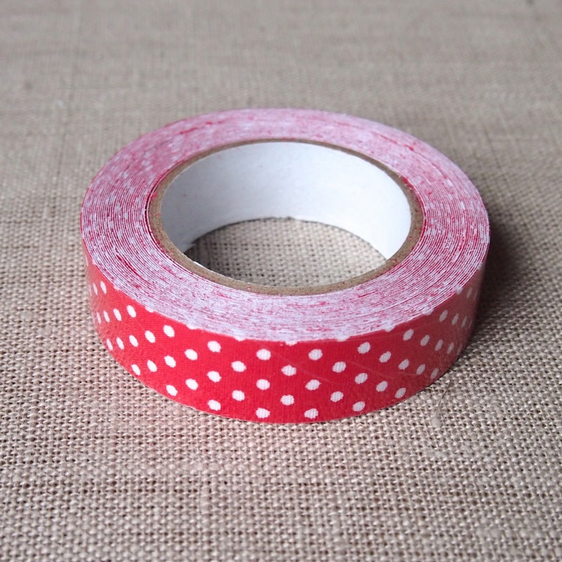 Red Polka Dot Fabric Tape