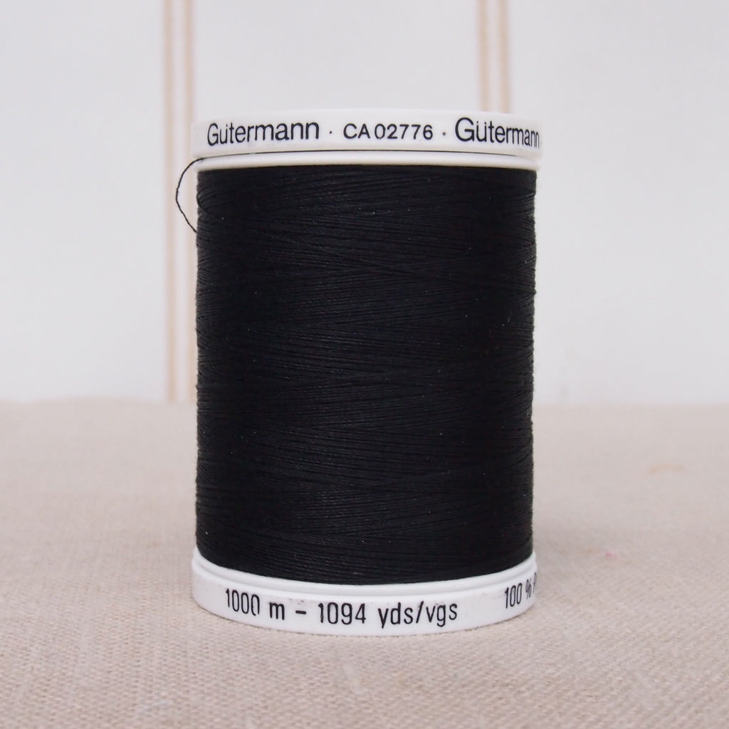 Gutermann Sew All Thread 1000m - Black