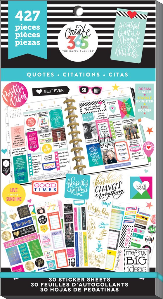 MAMBI Create 365 - Bumper Value Pack Stickers - Quotes
