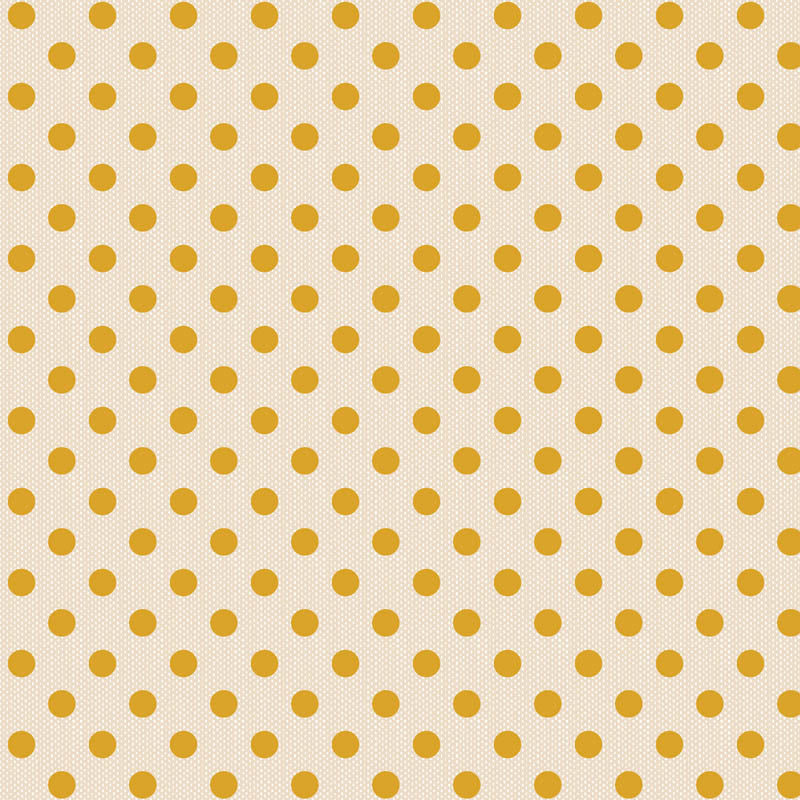 Tilda Creating Memories - Spring - Woven Polkadot Yellow