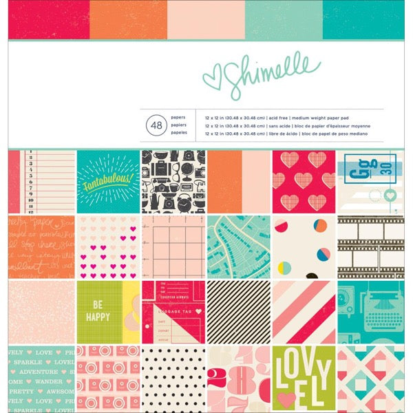 Shimelle Paper Pad 12"X12" - Save £5