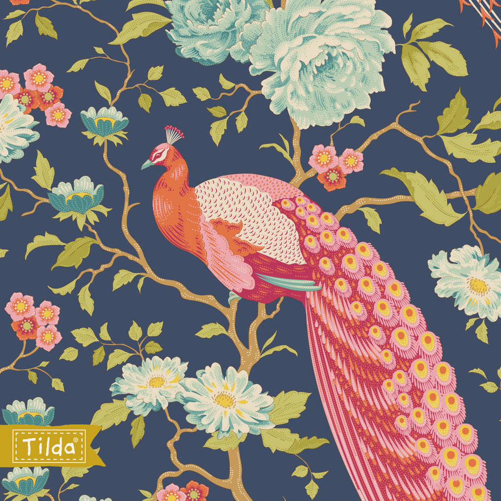 Tilda - Chic Escape - Peacock Tree Navy Blue