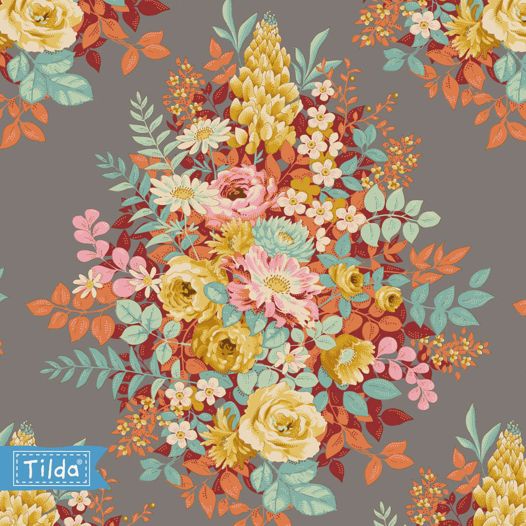 Tilda - Chic Escape - Whimsyflower Grey