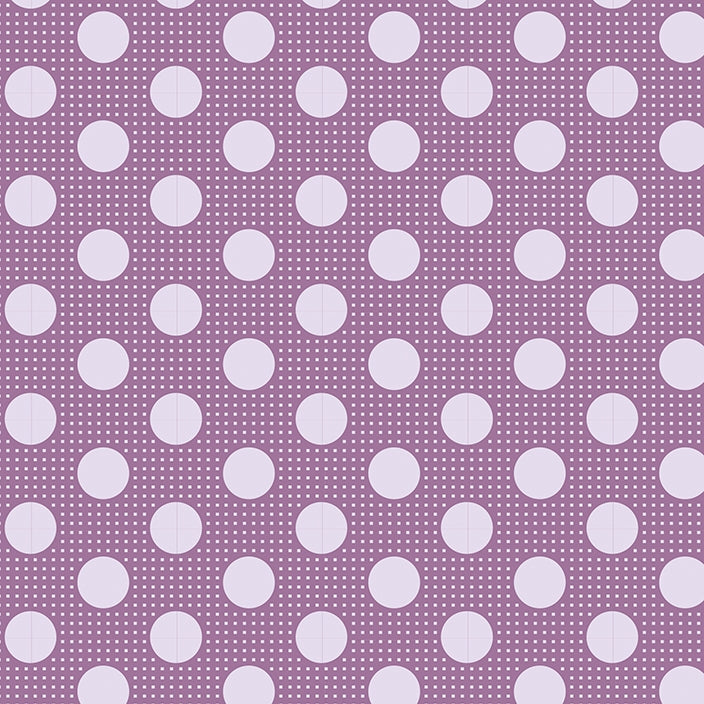 Tilda Basics - Medium Dots Lilac