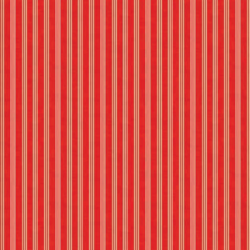 Scandi Basics - Makower - Triple Stripe Red*