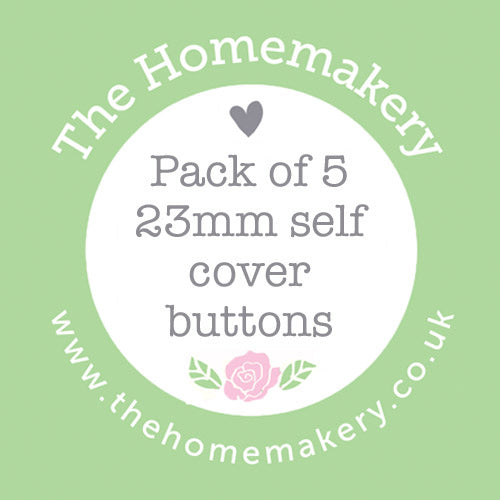 Self cover buttons - 23mm