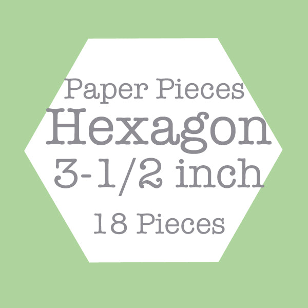 Paper Pieces - Hexagon 3 1/2 inch
