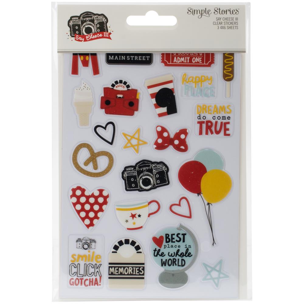 Simple Stories - Say Cheese Clear Stickers