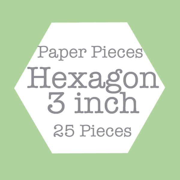 Paper Pieces - Hexagon 3 inch
