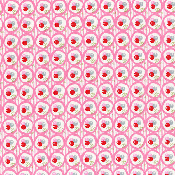Lecien - Retro 30's Child Smile - Circle Garden - Pink