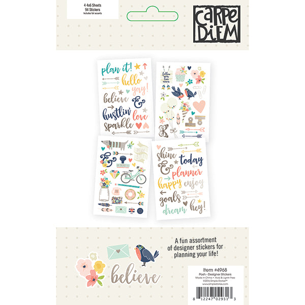 Carpe Diem Posh - Designer Stickers