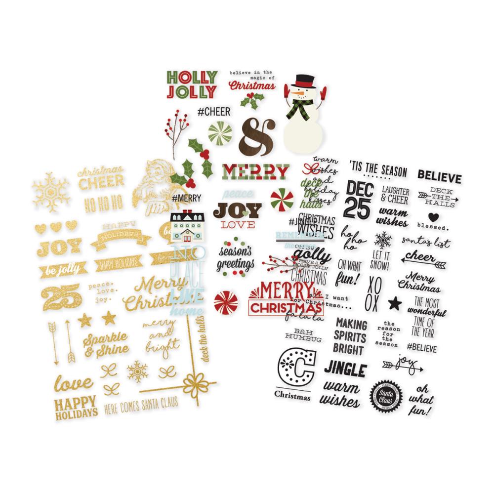 Simple Stories - Classic Christmas Clear Stickers