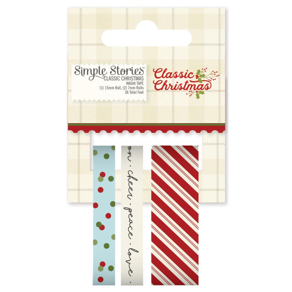 Simple Stories - Washi Tape - Classic Christmas