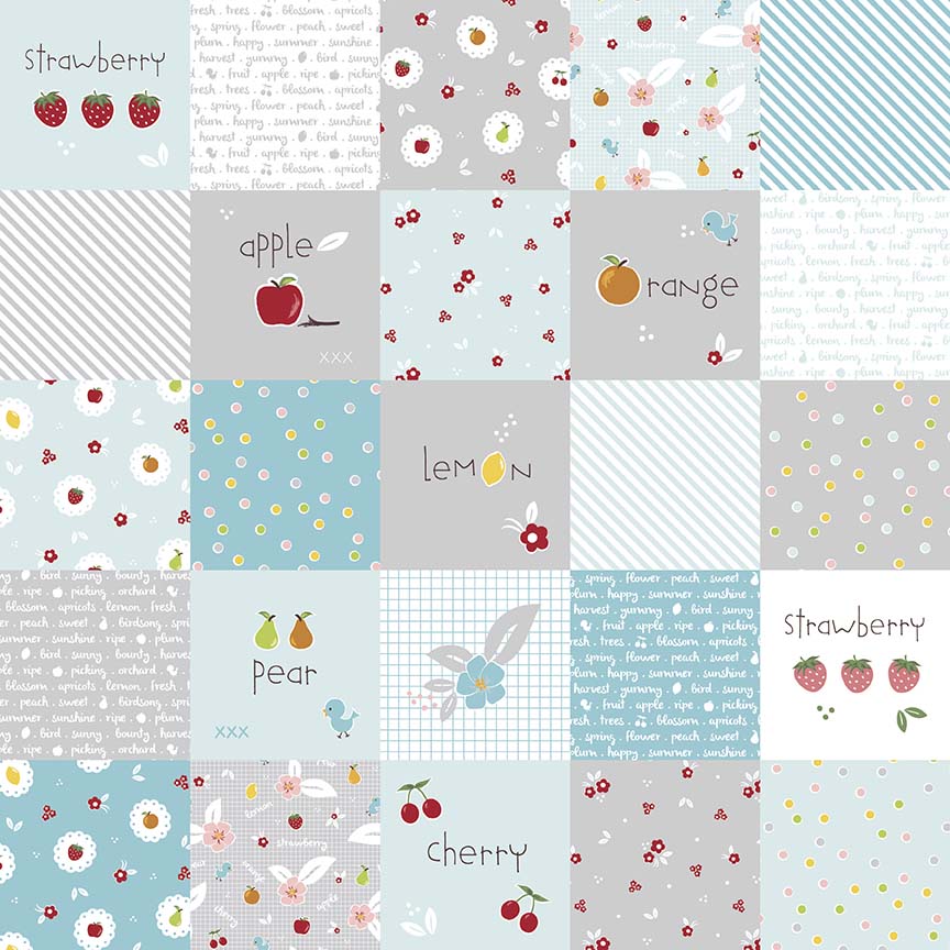 Sweet Orchard - Orchard Patchwork Blue