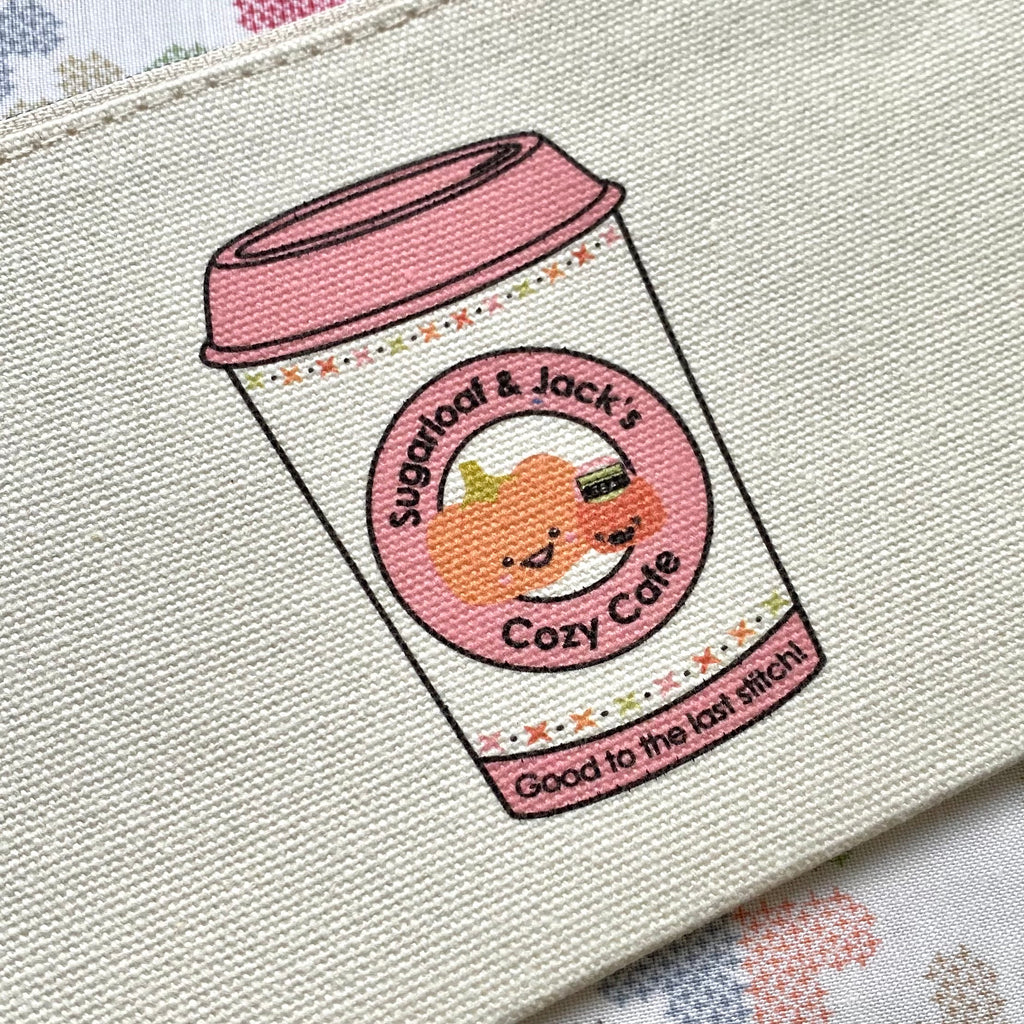 Cozy Cafe Club - Screen printed bag