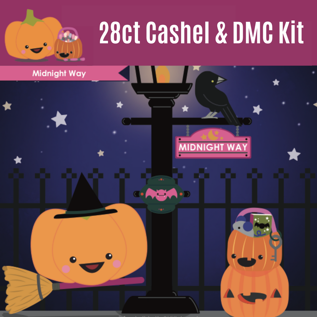 KIT - Midnight Way - 28ct Cashel & Threads