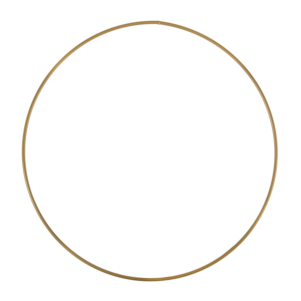Gold Craft Wire Hoop - 25cm