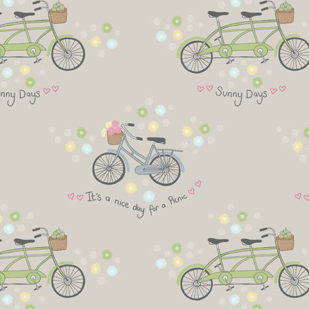 Picnic in The Park - Lewis & Irene - Bicycles Grey
