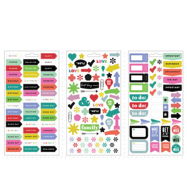 MAMBI Happy Planner Stickers - Good Day Brights