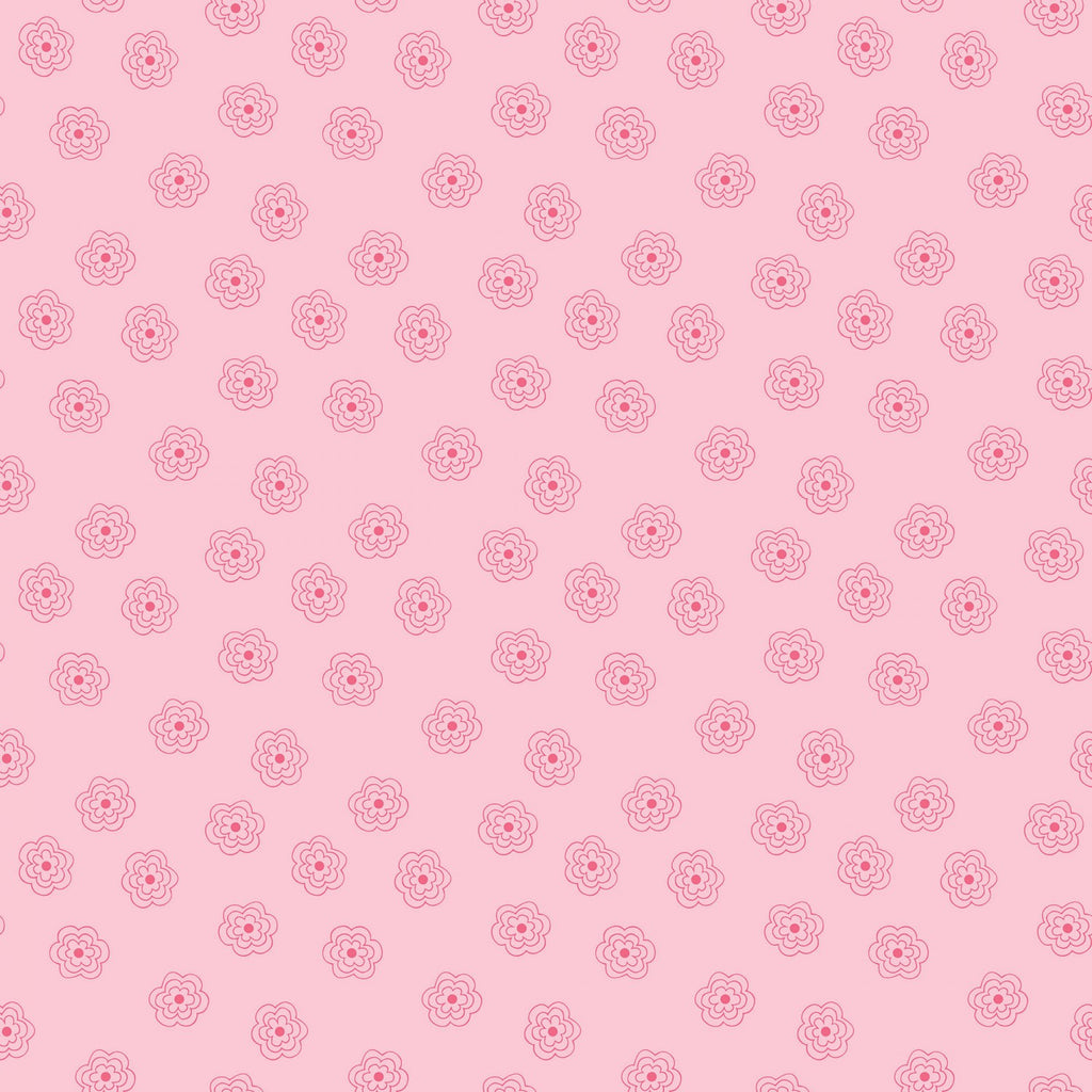 Bee Basics - Lori Holt - Blossoms Pink
