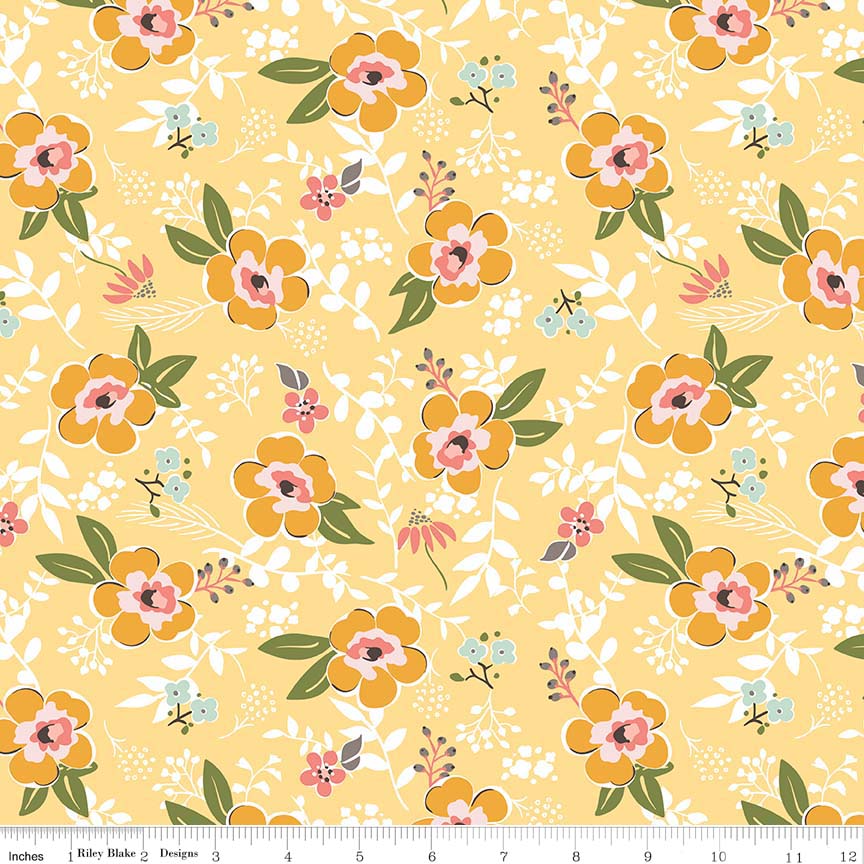 Sweet Prairie - Sedef Imer - Main Floral Yellow