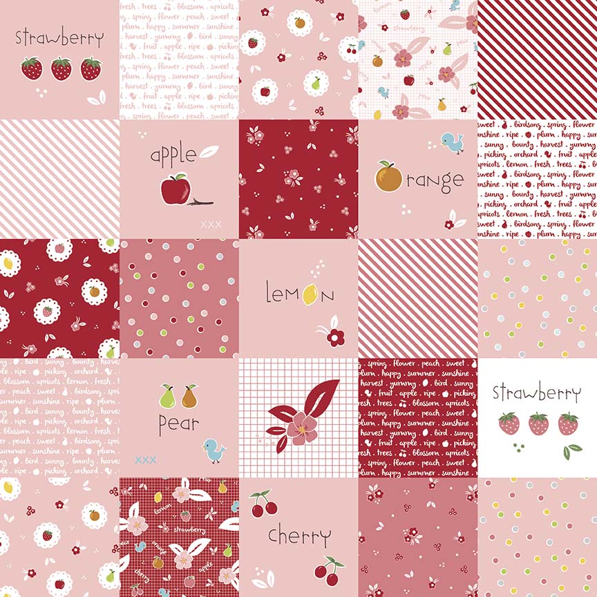 Sweet Orchard - Orchard Patchwork Pink