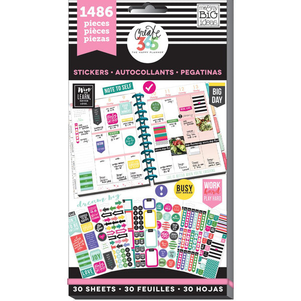 MAMBI Create 365 - Bumper Value Pack Stickers - Everyday Plans