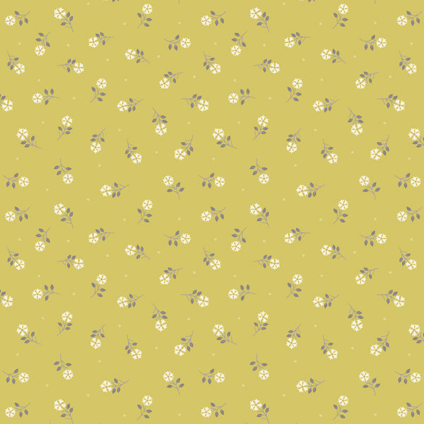 Flo's Little Flowers - Lewis & Irene - Yellow Tiny Flower