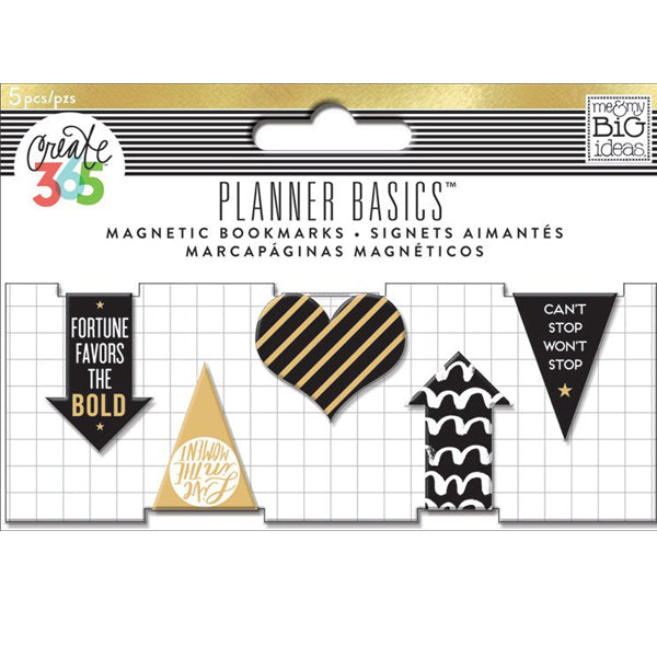 MAMBI Create 365 - Mini Magnetic Page Clips - Gold