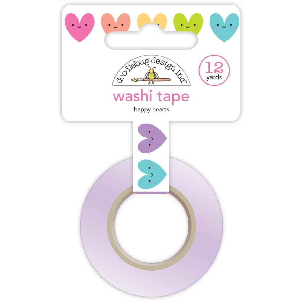 Doodlebug Designs Washi Tape - Happy Hearts