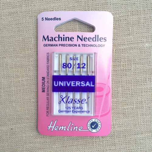 Hemline Sewing Machine Needles - 80/12