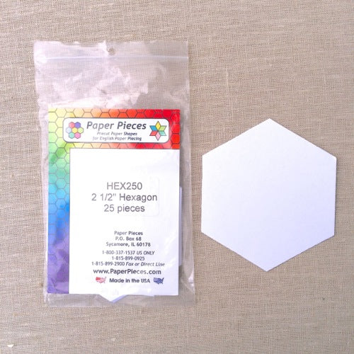 Paper Pieces - Hexagon 2 1/2 inch