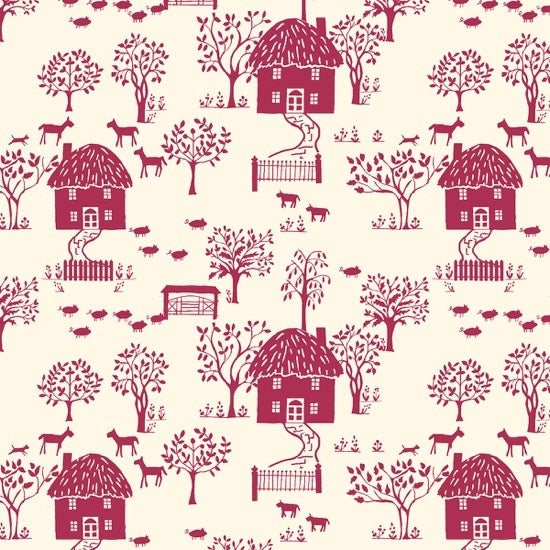 Liberty - The Cottage Garden - Cottage Lane - Red