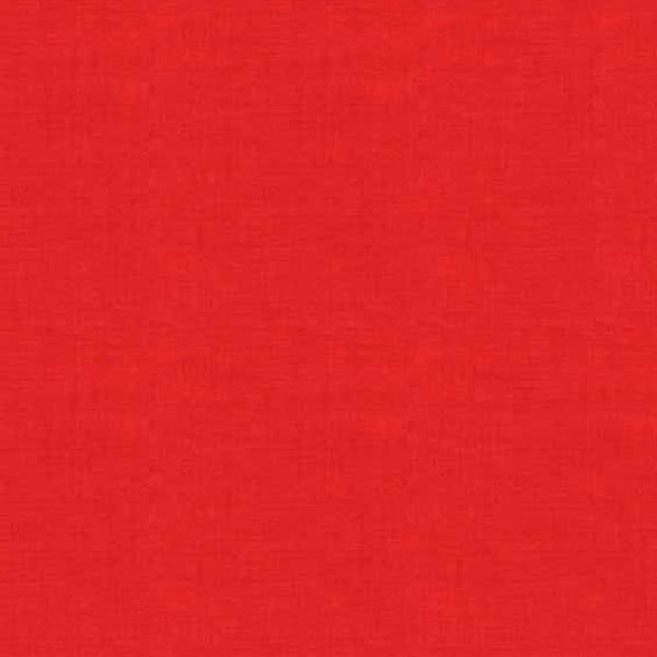 Scandi Basics - Makower - Linen Texture Red